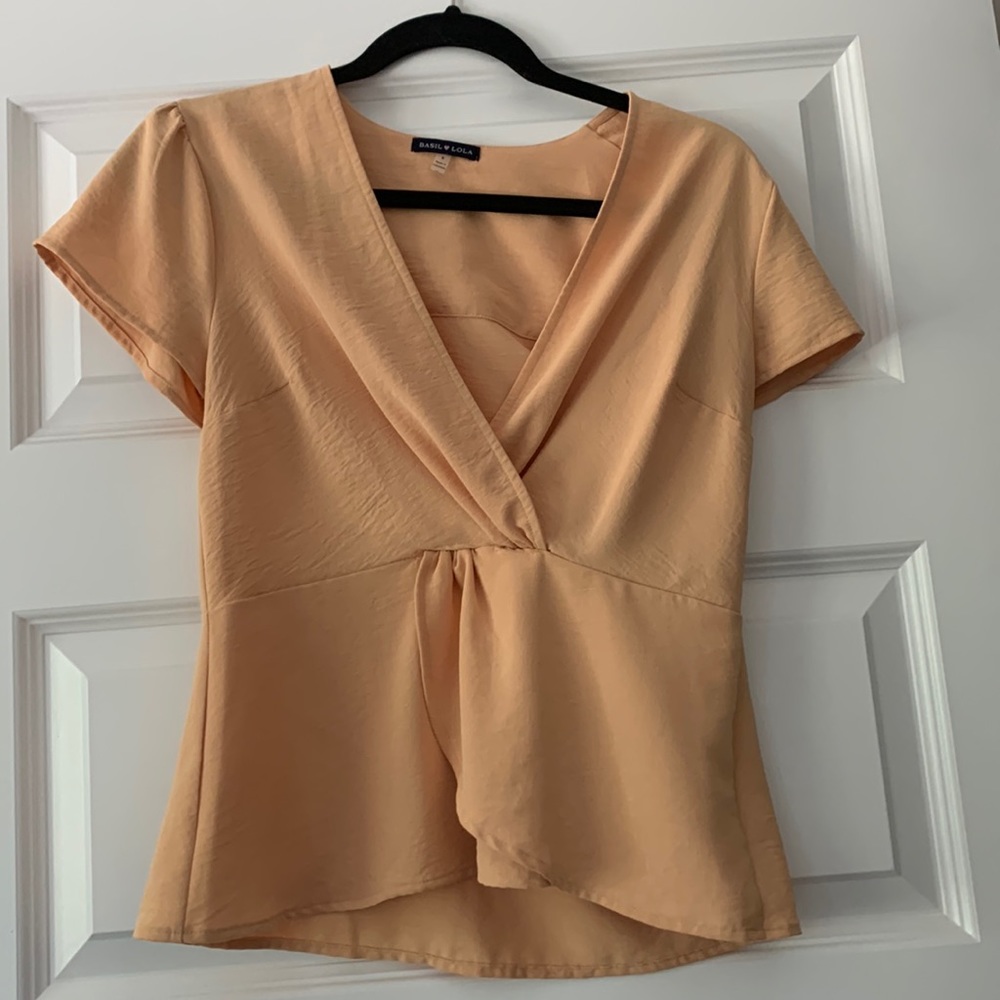 Basil Lola Deep Yellow Blouse/Top Size SM